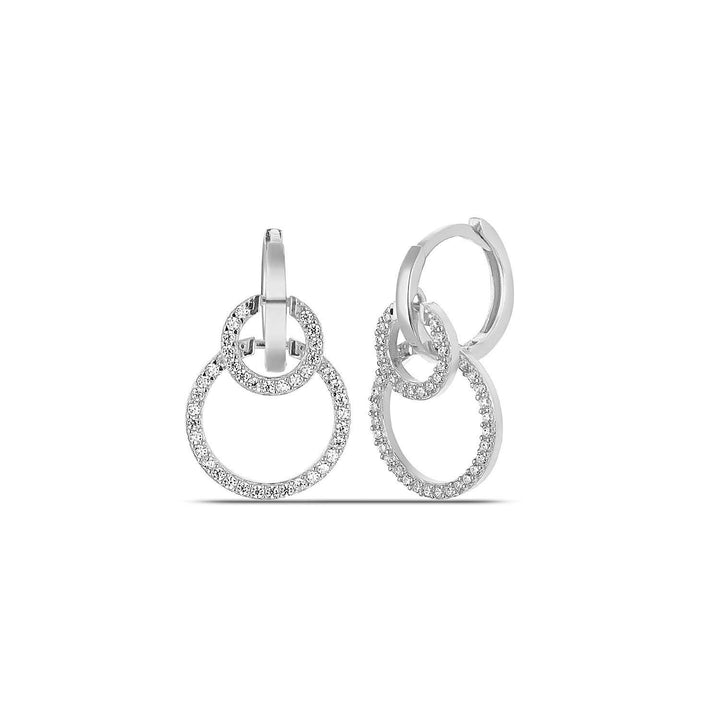 Silver Wedding Earrings