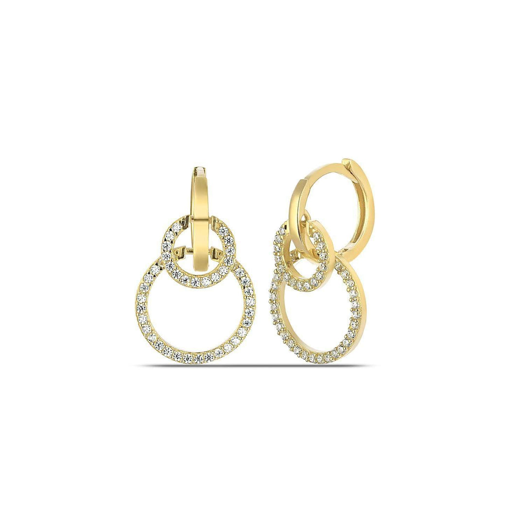 Gold Wedding Earrings