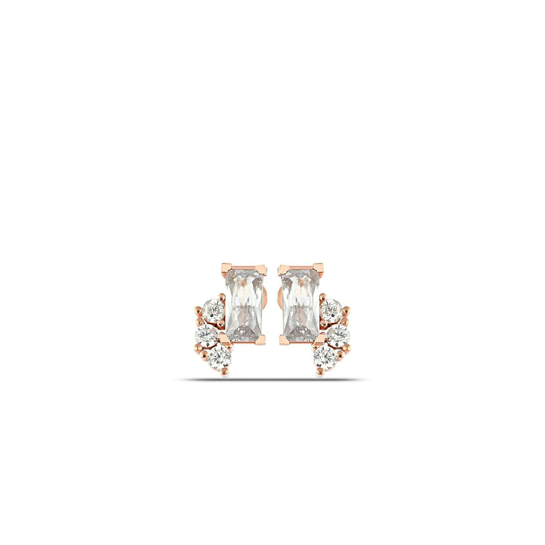 Diamond Baguette Earrings