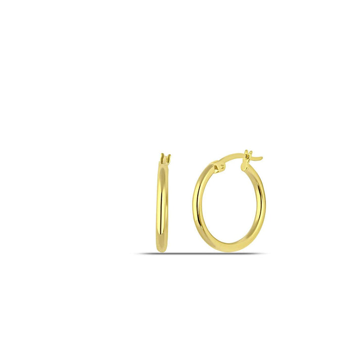 Small Thin Gold Hoop Earrings