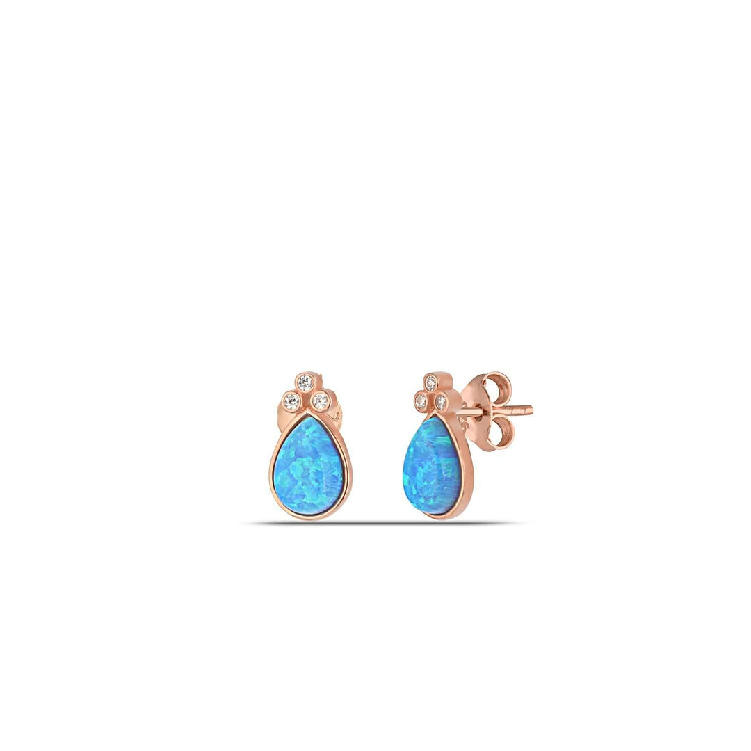 Opal Blue Earrings