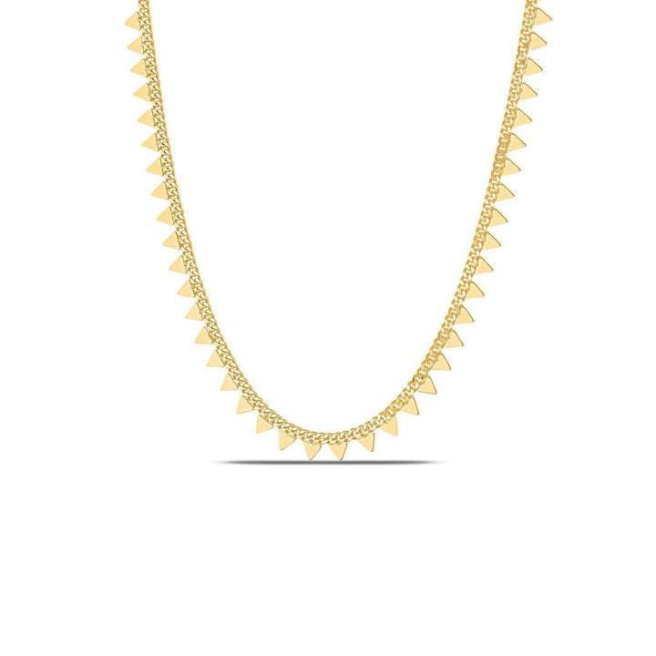 Athina Triangle Droplet Choker Necklace