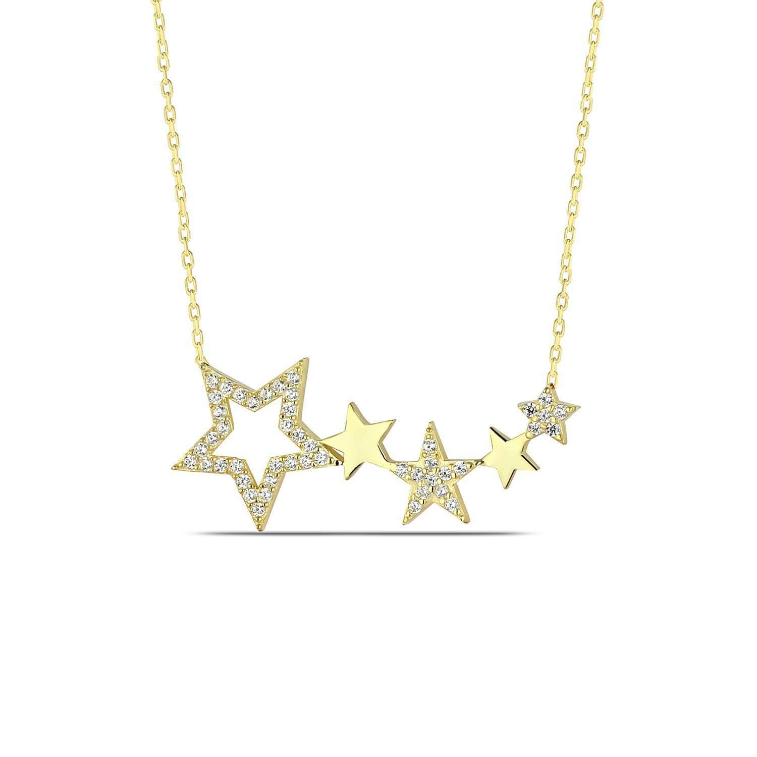 【AVARON】One Diamond Star Necklace k18 One Diamond Star Necklace – AVARON