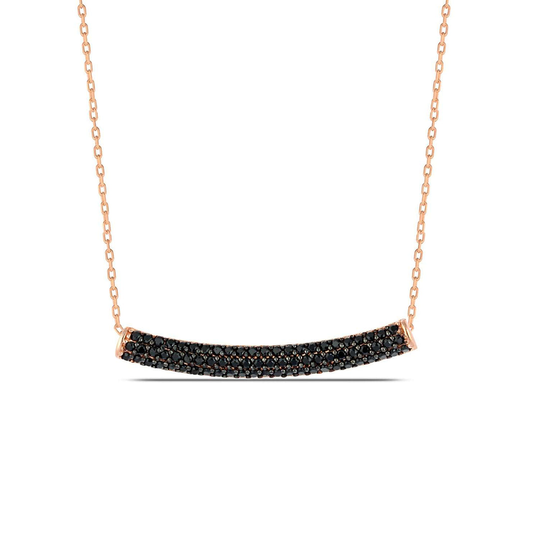 Black Bar Necklace