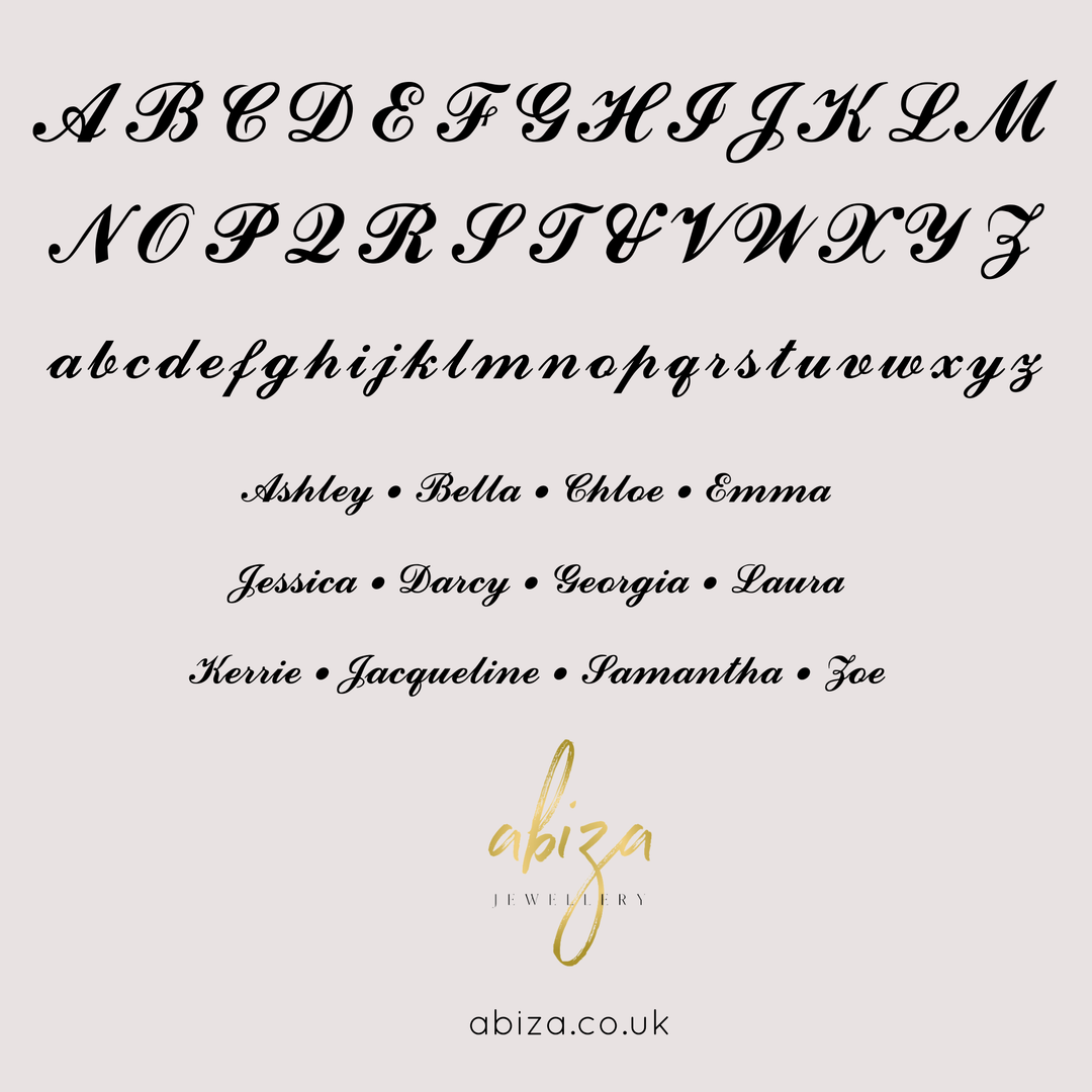 Carrie Name Necklace UK