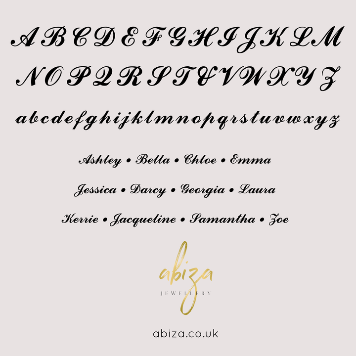 Carrie Name Necklace UK