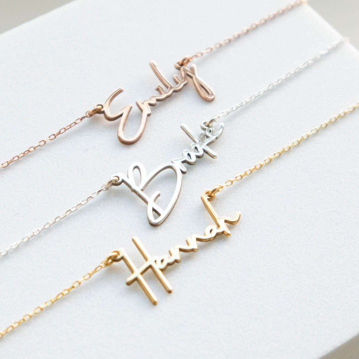 Gold Plated Name Necklace