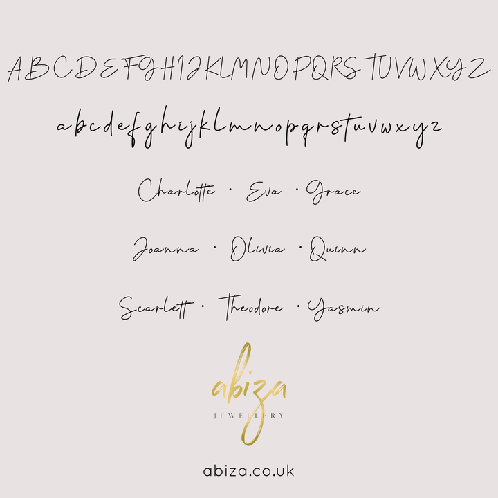 Gold Plated Name Necklace