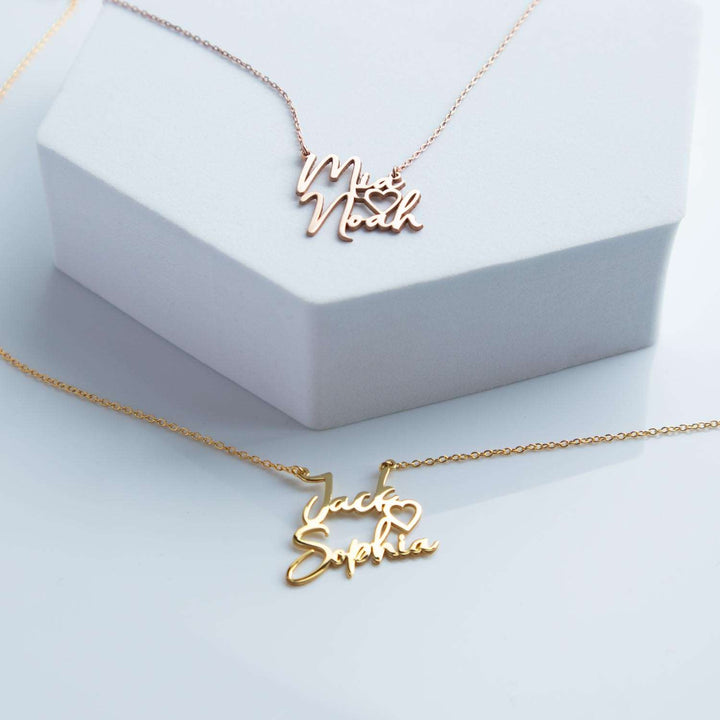 Two Name Necklace