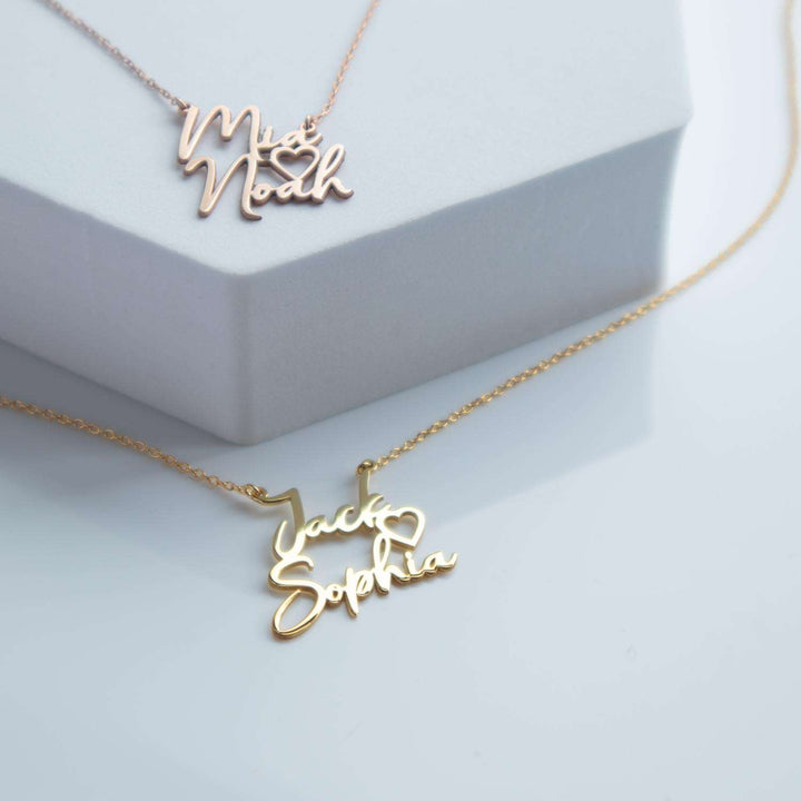 Double Name Necklace