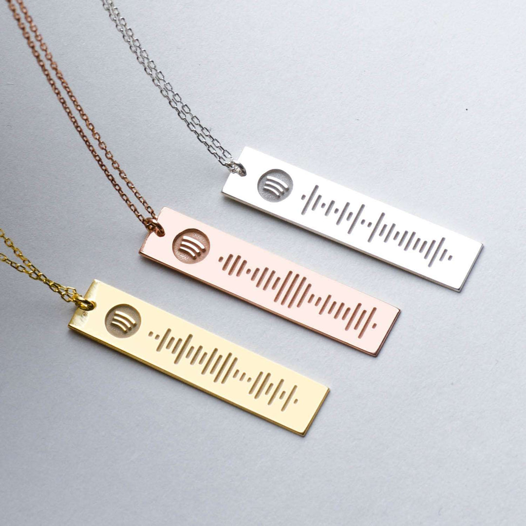 Spotify Code Necklace