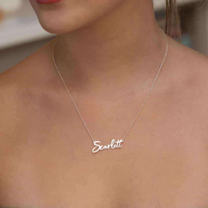 Sterling Silver Name Necklace