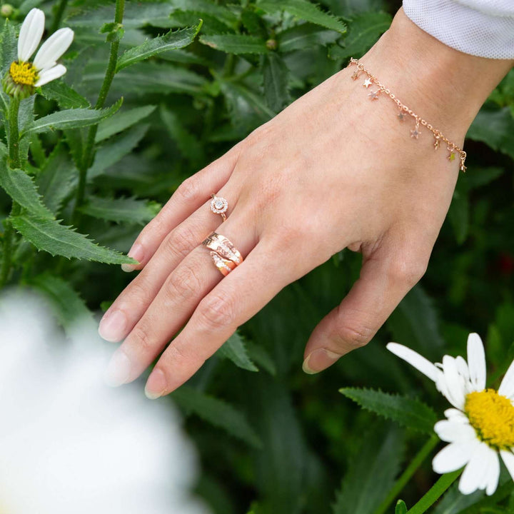Rose Gold Adjustable Ring