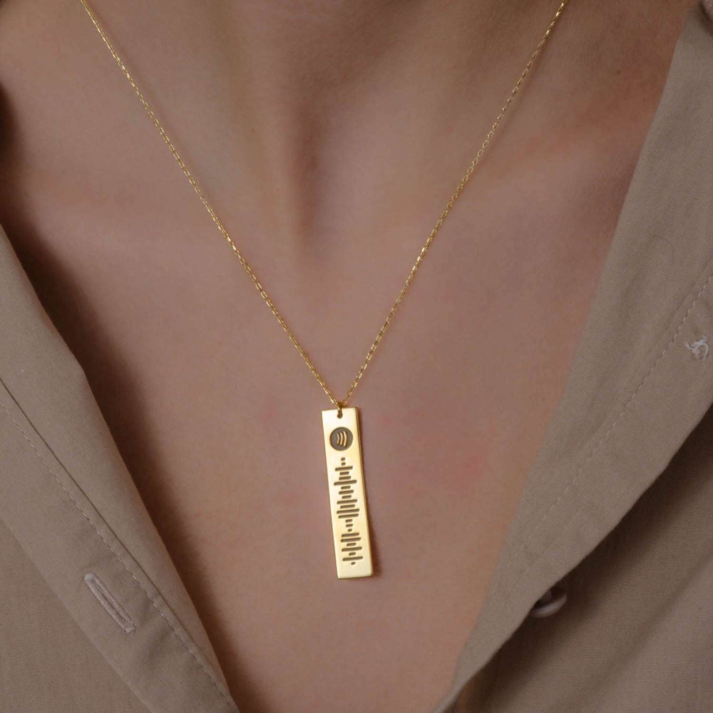 Spotify Code Necklace