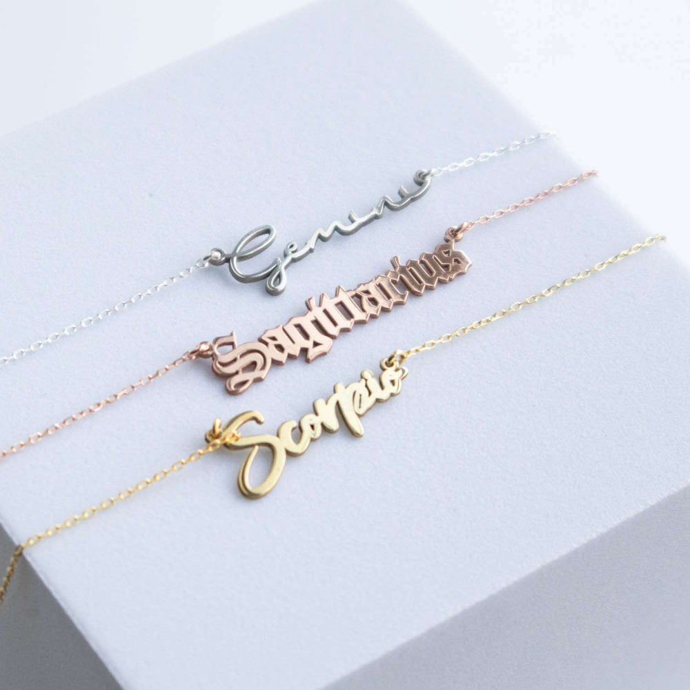 Zodiac Sign Necklace