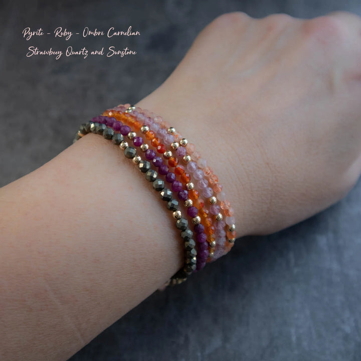 Gemstone Bracelet Stack