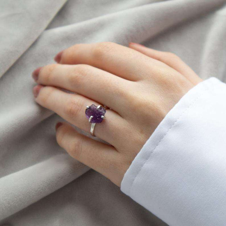 Amethyst Ring silver
