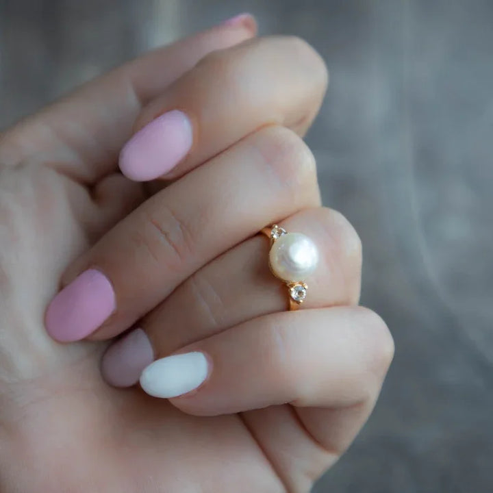 Pearl Ring Gold