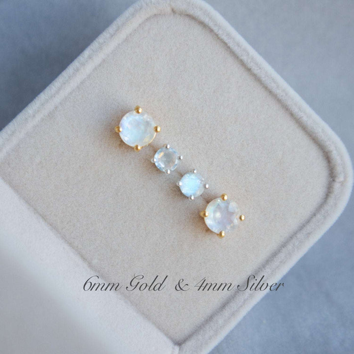 Moonstone Stud Earrings UK