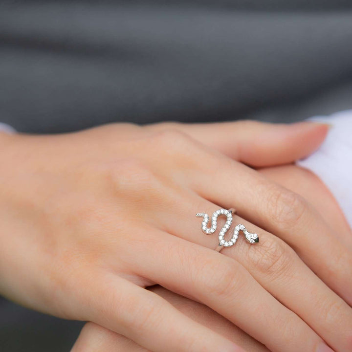 Silver Snake Ring