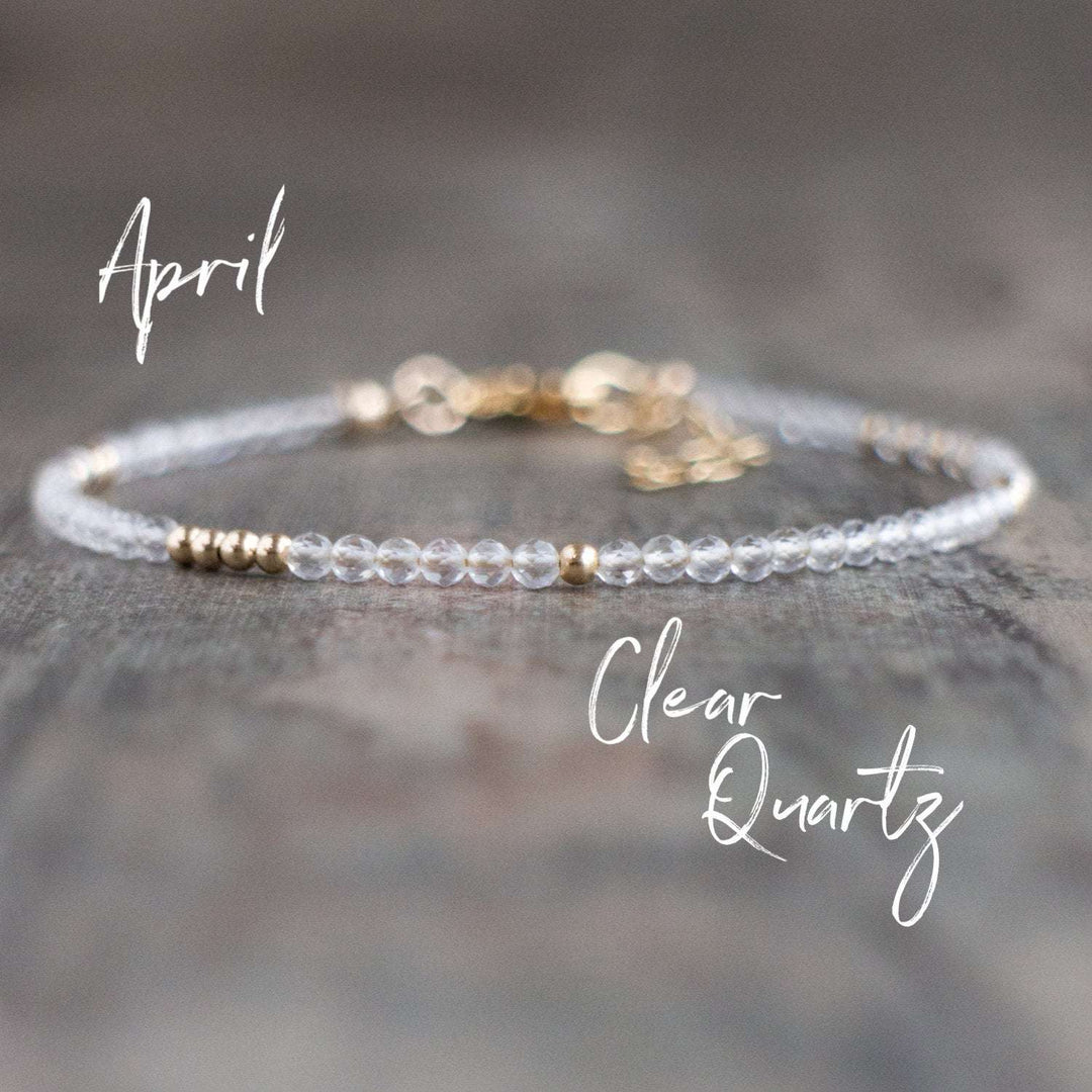 April Birthstone: Diamond and Clear Quartz