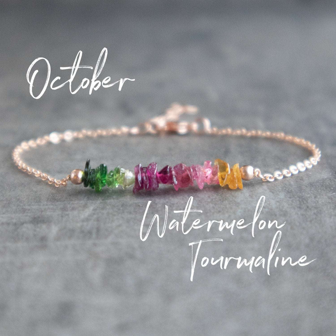Opal and Tourmaline - October Birthstones