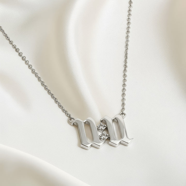11 11 Necklace Silver