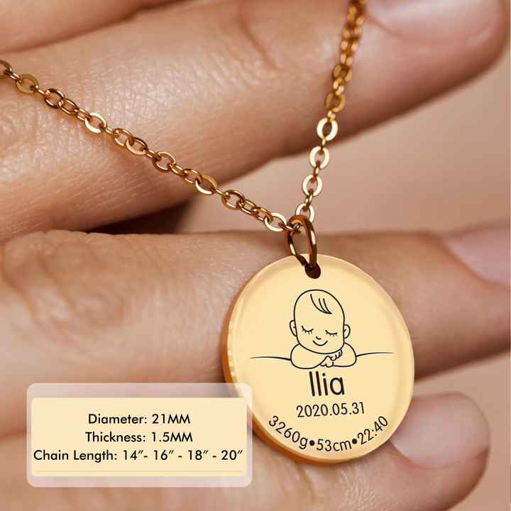 Custom Mother Daughter Necklace