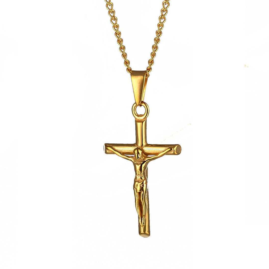 Gold Crucifix Necklace