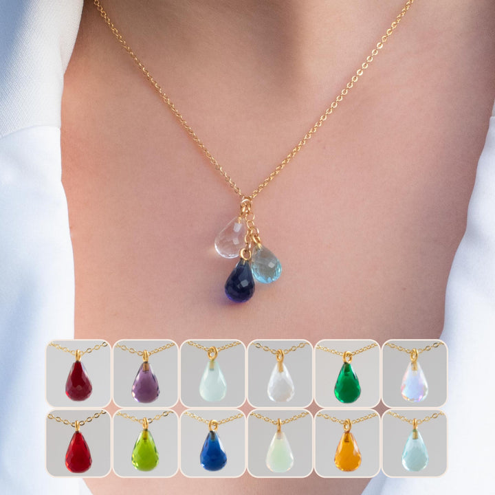 Multiple Birthstone Necklace