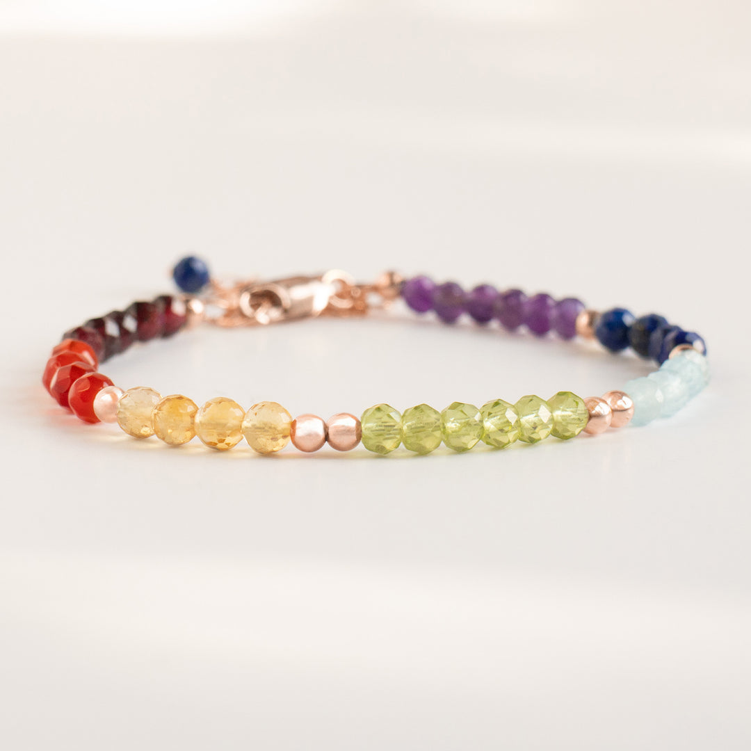 Chakra Bracelet Rose Gold
