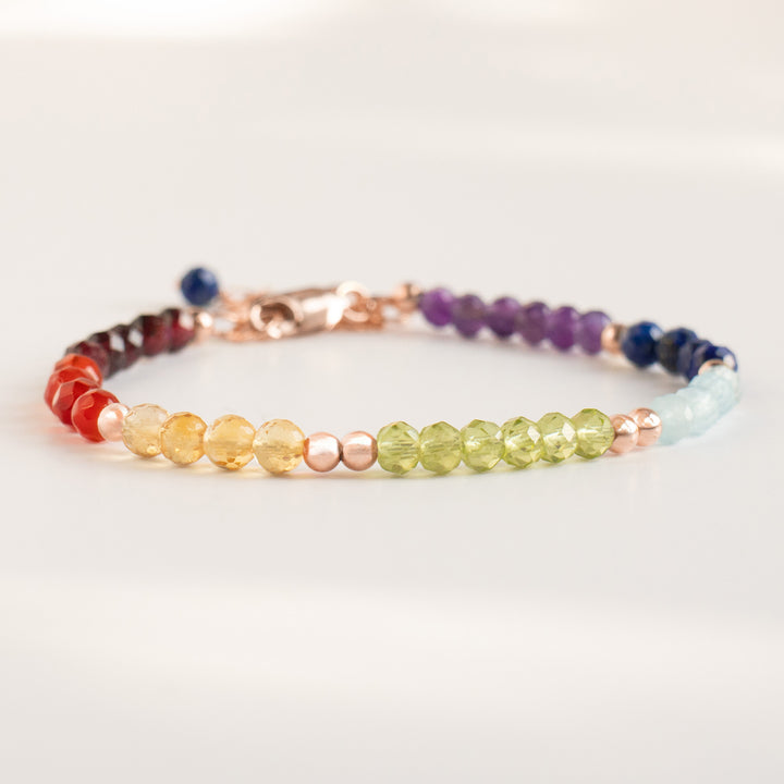 Chakra Bracelet Rose Gold
