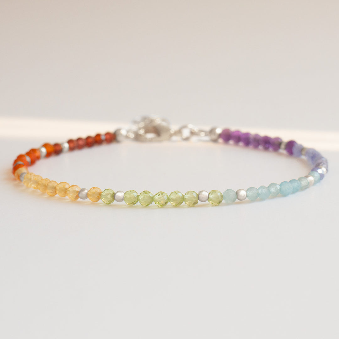 Chakra Bracelet Silver
