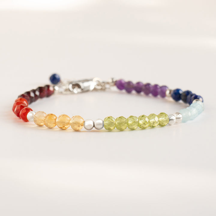 Chakra Bracelet Sterling Silver
