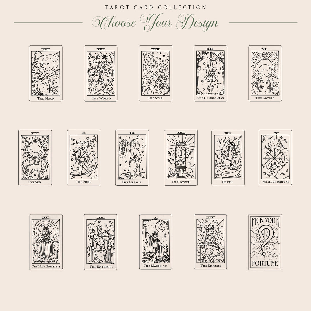 Tarot Card Necklace
