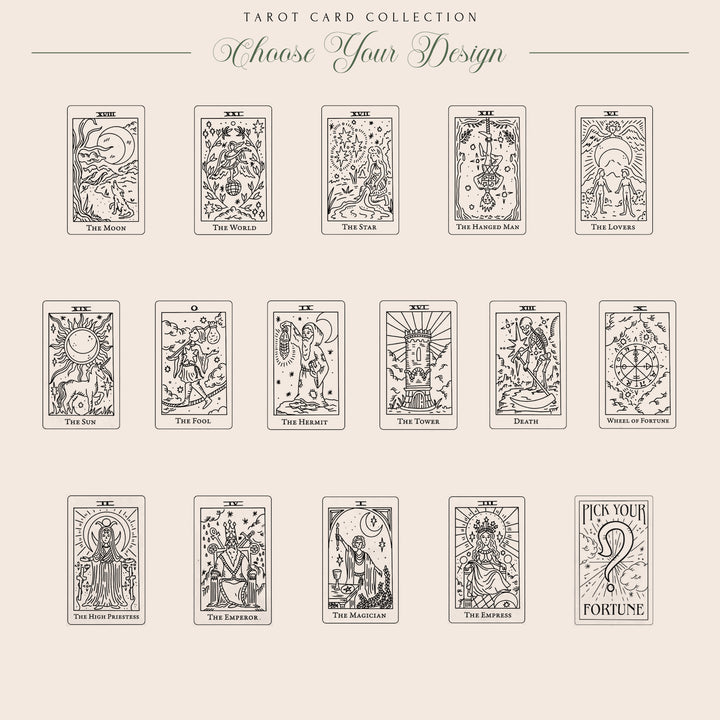 Tarot Card Necklace