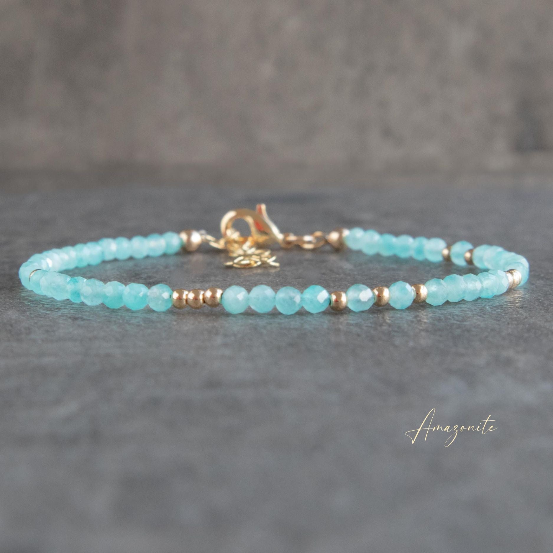 Amazonite Bracelet Crystal Bead Bracelets UK Abiza