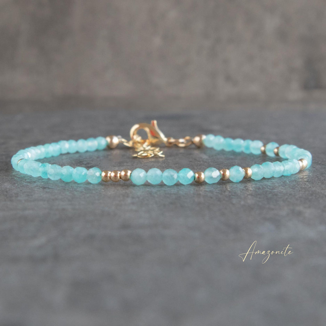 Amazonite Bead Bracelet