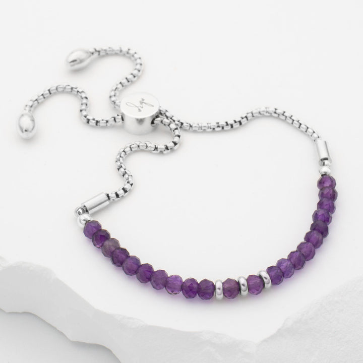 Amethyst Bracelet Silver