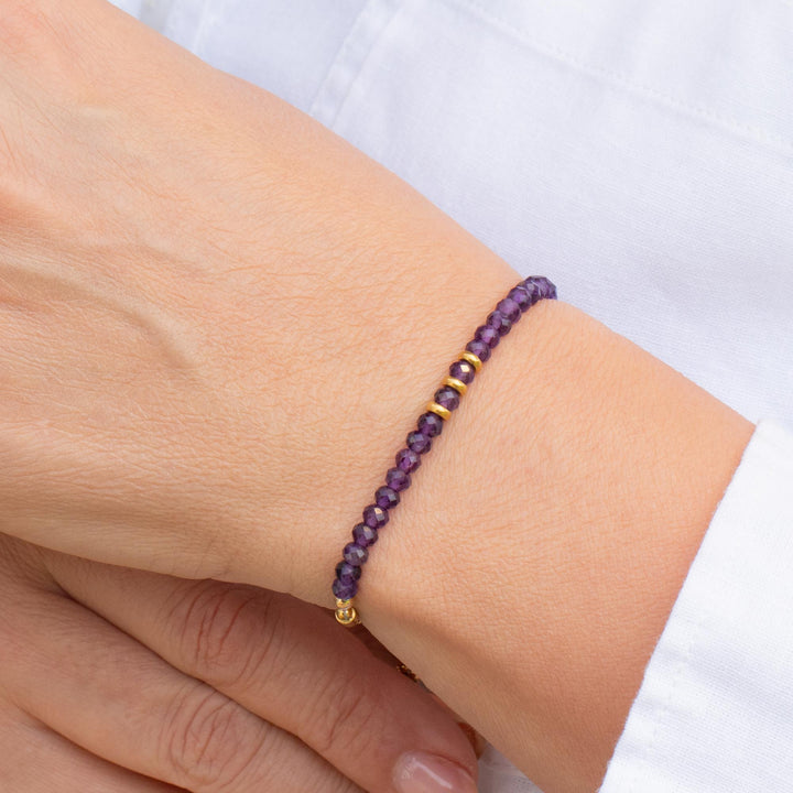 Amethyst Birthstone Bracelet