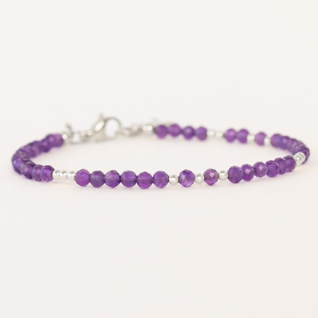 Amethyst Bracelet Silver