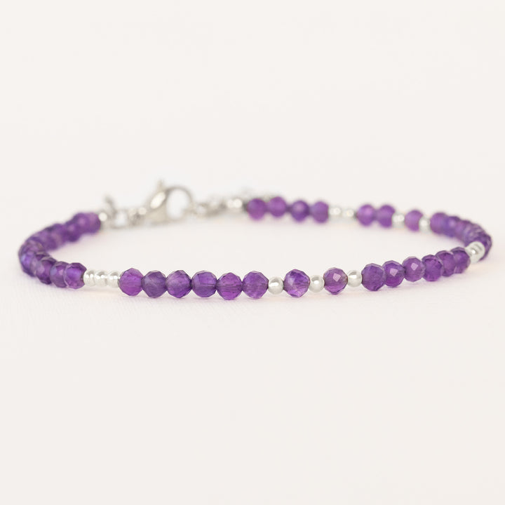 Amethyst Bracelet Silver