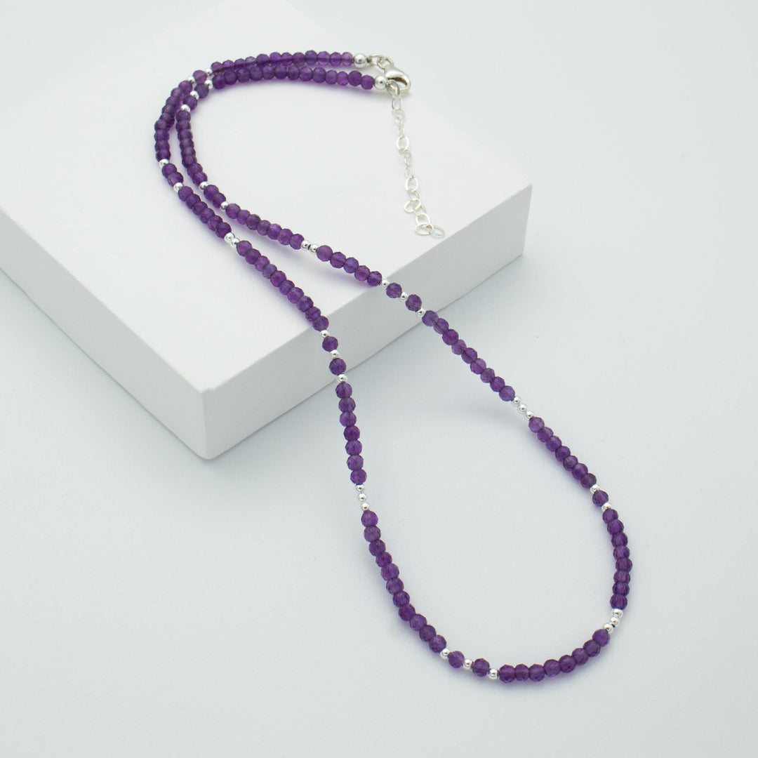 Amethyst Birthstone Necklace