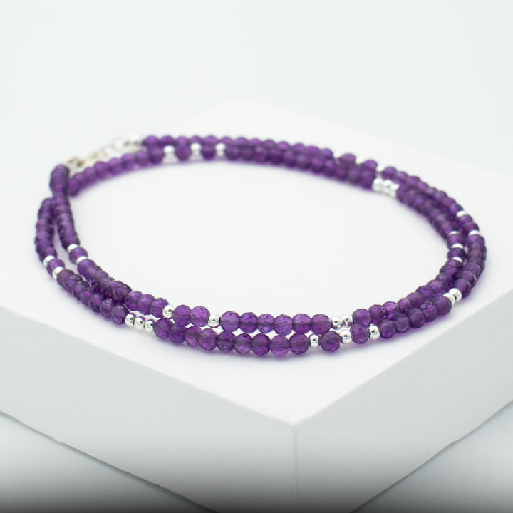 Silver Amethyst Necklace