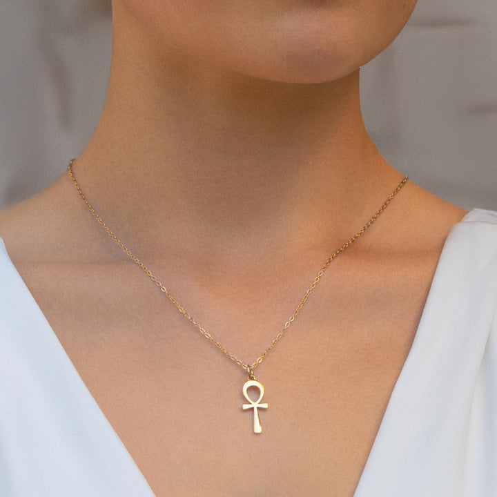 Gold Ankh Necklace