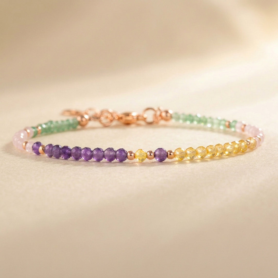 Rose gold filled anxiety bracelet — handmade UK