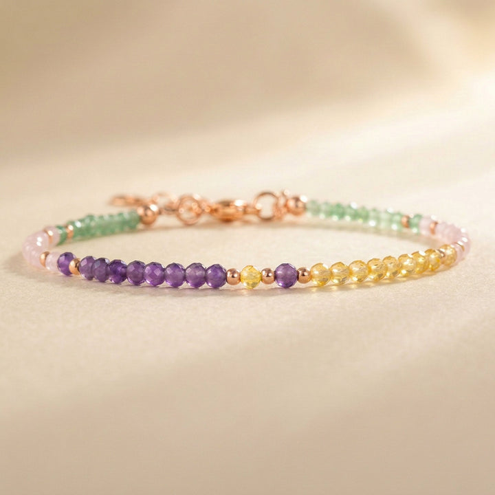 Rose gold filled anxiety bracelet — handmade UK