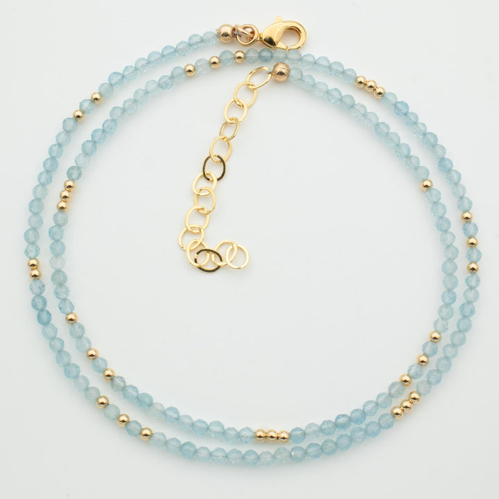 Aquamarine Gemstone Necklace
