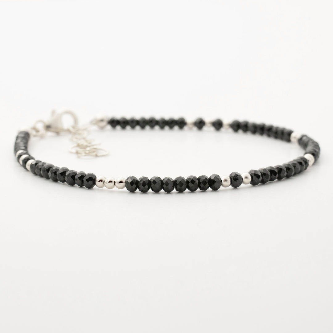 Black Tourmaline Bracelet Silver