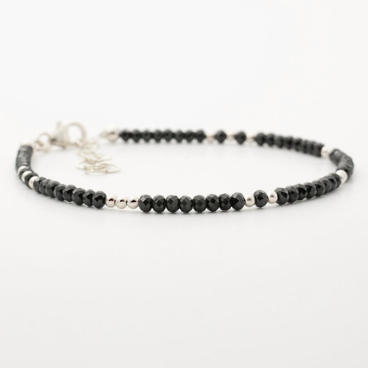 Black Tourmaline Bracelet Silver